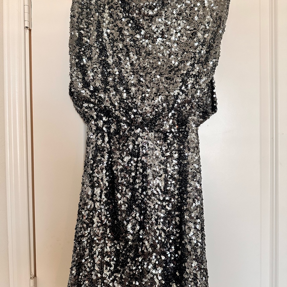 Aiden Women's Mini Dress - Silver Sequin